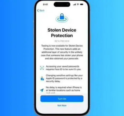 德庆苹果授权维修店分享被盗设备保护功能开启方法 