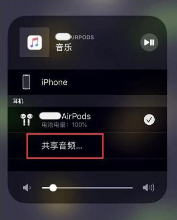 德庆苹果14音频维修点分享iPhone14音频共享设置方法 