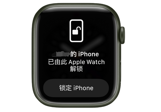 德庆苹果手机维修分享用 AppleWatch 解锁配备面容 ID 的 iPhone方法 